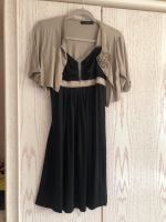 Twin Set TrägerKleid mit Bolero schwarz beige Bayern - Schweinfurt Vorschau