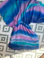 Seiden Bluse neu mini Kleid M Blogger türkis blau Nordrhein-Westfalen - Much Vorschau