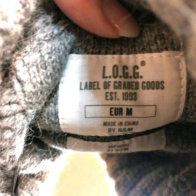 Strickpullunder Angora  Grobstrick Pullunder Wolle Rollkragen H&M in Groß-Gerau