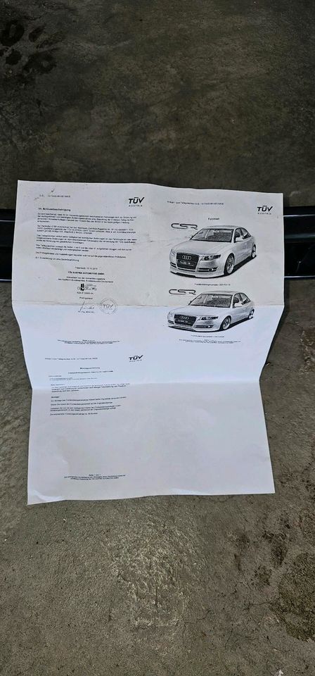 CSR Frontansatz für Audi A4 B7 (FA066) NEU in Seelbach