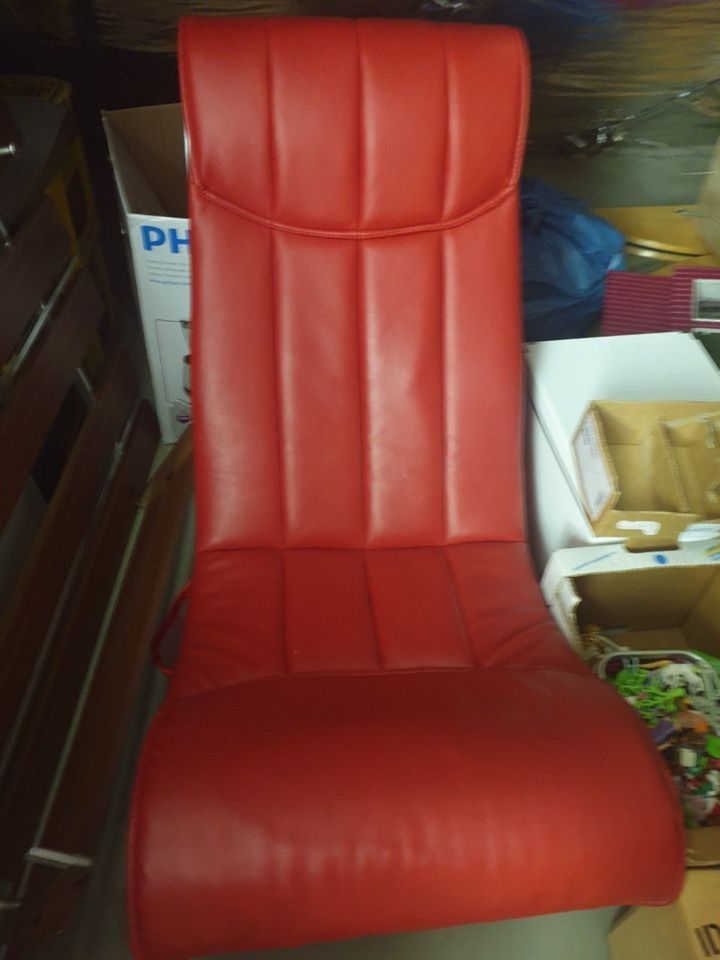 Gaming chair, Mediensessel, Sessel, rot in Essen