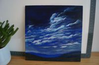 Original Ölmalerei Blau Himmel Clouds Kostenlose Versand 20x20cm Hamburg-Mitte - Hamburg Altstadt Vorschau