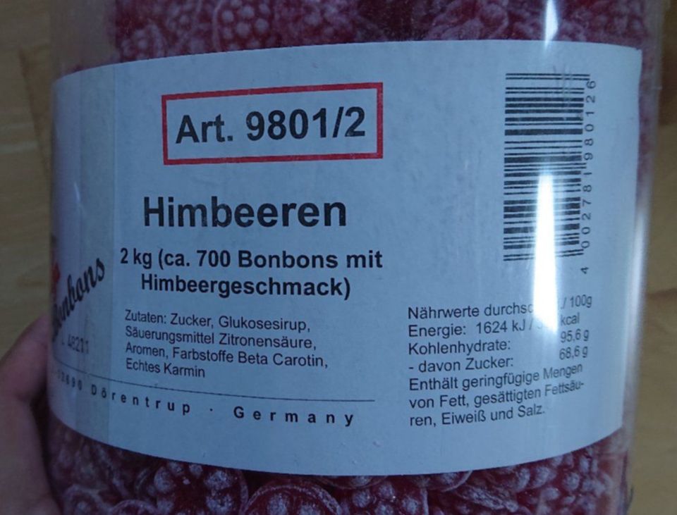 Bonbons für Candybar oder Pinata zur Hochzeit in Rodalben