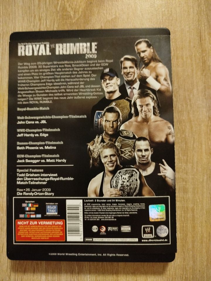 WWE ROYAL RUMBLE 2009 DVD in Görlitz