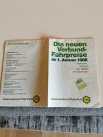 Kellerfund - 1988 Alte Fahrpreise Mettmann Rhein-Ruhr (VRR) Nordrhein-Westfalen - Ratingen Vorschau