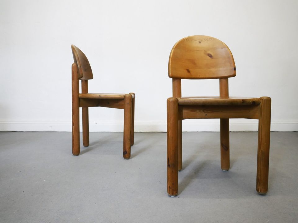 1/6 Brutalistische Esszimmer Stühle Daumiller Hirtshals Chairs in Berlin