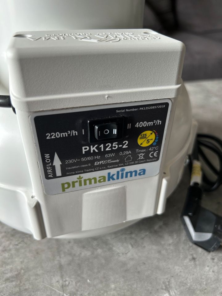 PRIMAKLIMA PK125-2 Abluftventilator in Werdau
