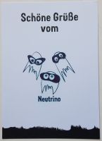 Postkarte 'Schöne Grüße v. Neutrino' Teilchenzoo Universum Bremen Vahr - Neue Vahr Nord Vorschau