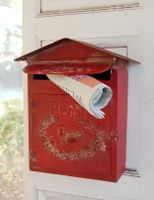 Briefkasten, Postkasten im Landhausstil, Karminrot Niedersachsen - Worpswede Vorschau