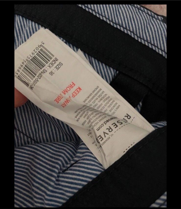 Herrenhose blau Reserved Größe 36 in Heeßen