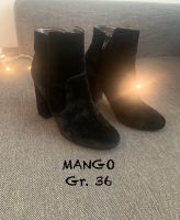 Mango Samt Stiefelette schwarz Gr. 36 Absatz Stiefel Berlin - Steglitz Vorschau