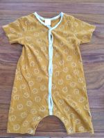 Baby - Romper Sommer Pyjama Schlafanzug Pusblu 74 80 senfgelb München - Allach-Untermenzing Vorschau