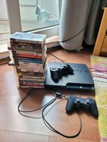 PS3 Slim funktionsfähig mit 2 Controllern und Spielen Playstation Niedersachsen - Oldenburg Vorschau