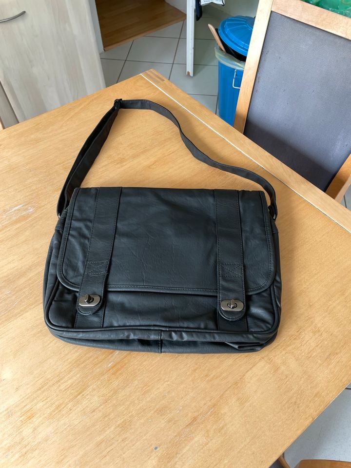 Ledertasche Aktentasche Herren Echtleder Vintage TOP Zustand in Ilvesheim