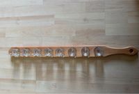 Schnaps Latte Holz mit 8 kleine Schnaps Gläser ca. 70 cm lang Niedersachsen - Harsum Vorschau