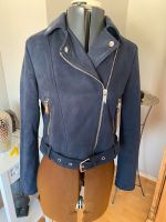 Primark biker Lederjacke vegan Leder dunkelblau 38 M Bayern - Hallbergmoos Vorschau