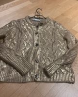 Zara Foil Strickjacke Gold NEU Gr S Thüringen - Arnstadt Vorschau