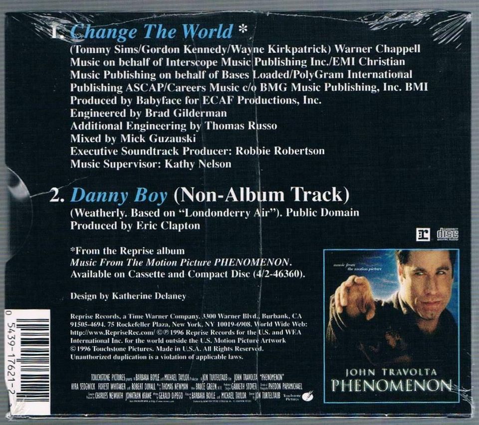 ERIC CLAPTON -CHANGE OF THE WORLD -CD-S- USA OVP-NEU in Vienenburg