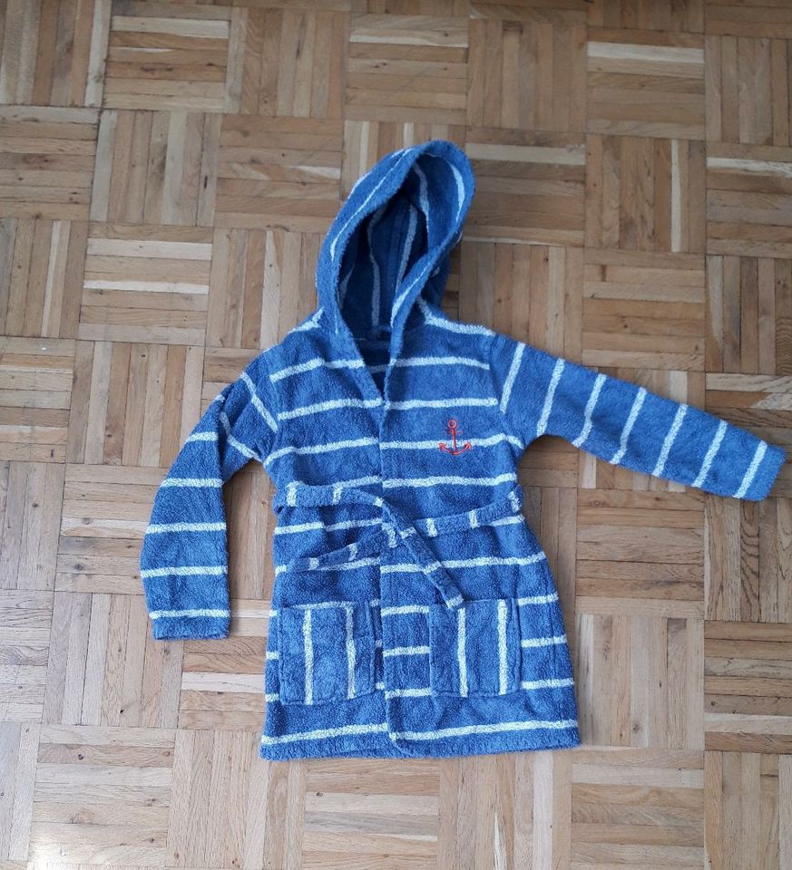 Kinder Bademantel vertbaudet Gr. 98 / 104 Anker blau Junge *top in Garbsen