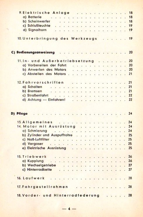 Zündapp Comfort Bedienungsanleitung Handbuch März 1953 original in Schopfheim