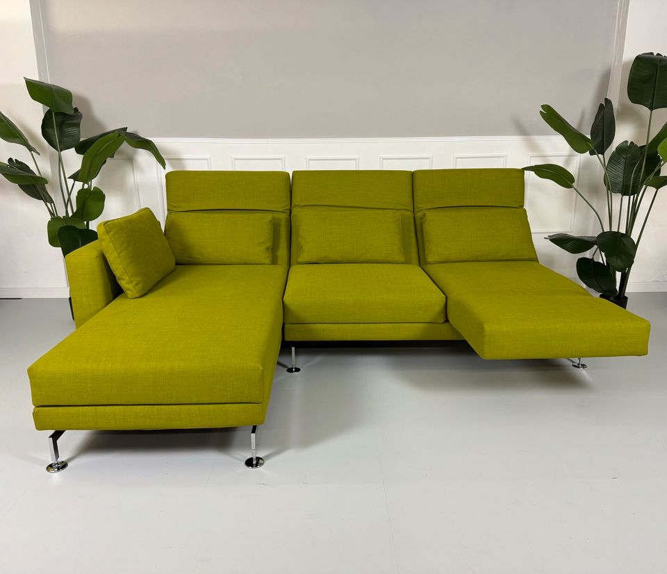 Brühl Moule Ecksofa Stoff Designer Sofa Couch Lieferung Grün in Hamburg