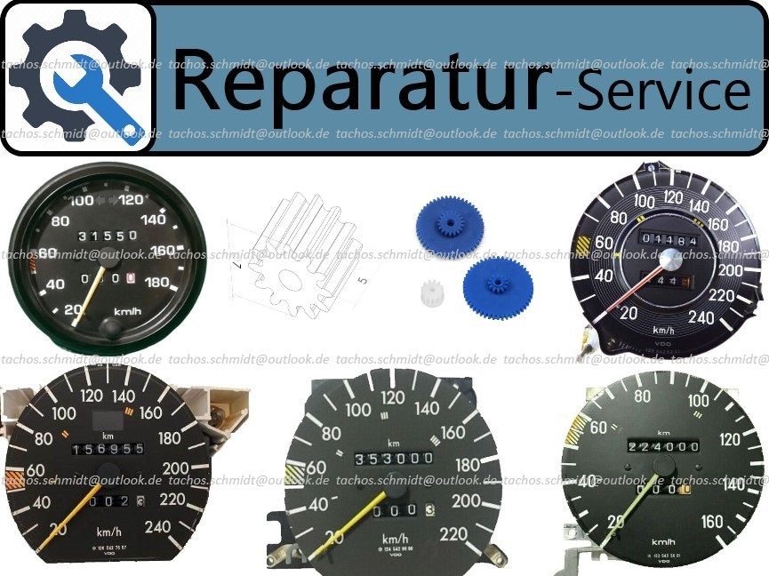 Mercedes Tacho Reparaturservice 124 123 460 201 126 107 KM Zähler in Bad Camberg