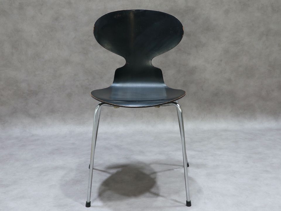 1x Fritz Hansen Ameise Stuhl Schwarz Stapelstuhl 3100 Vintage in Wuppertal