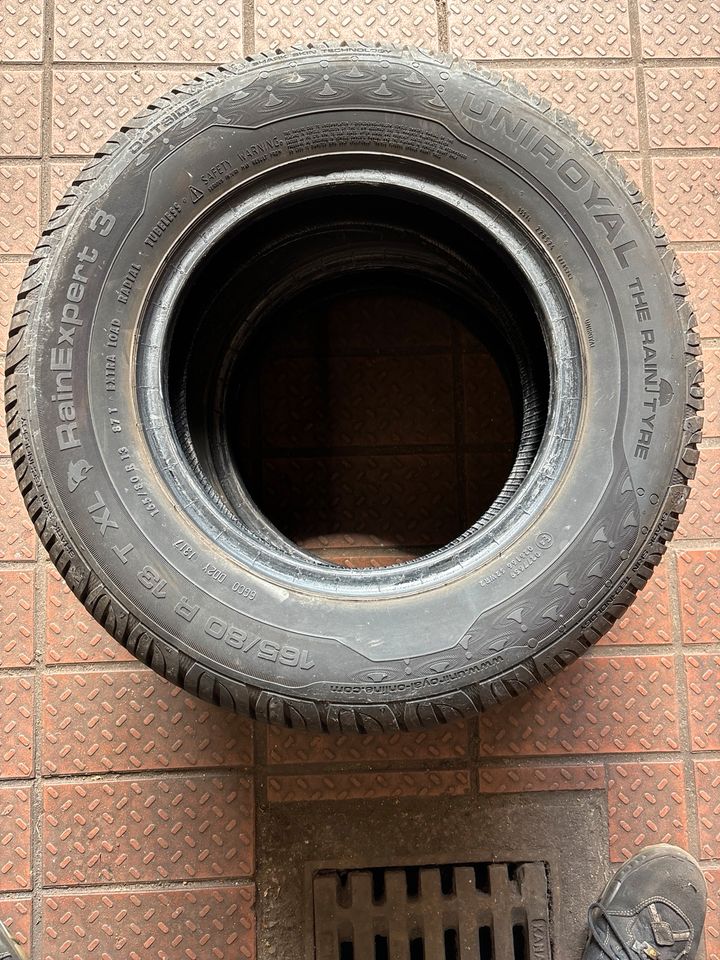 2 Sommerreifen 165/80R13 87T uniroyal in Rheda-Wiedenbrück