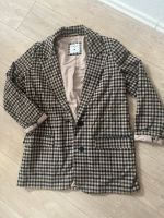 *top* Hollister Blazer beige schwarz kariert länger Gr M Niedersachsen - Lohne (Oldenburg) Vorschau