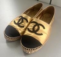 Original Chanel Espadrilles Schuhe Gr. 39 gold schwarz Damen Nordrhein-Westfalen - Haan Vorschau