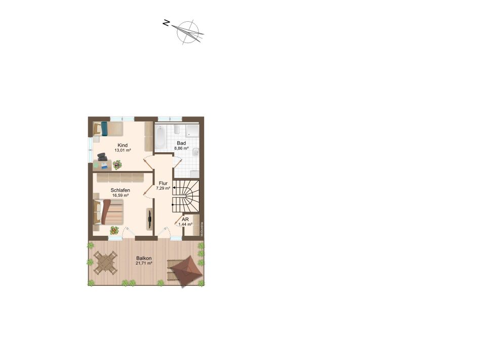 Traumhafte 4-Zimmer Wohnung im Penthouse Style in Dunningen