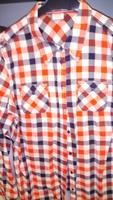 Hemdbluse Esprit orange-blau-weiß kariert, Grösse: 40, wie NEU Bayern - Ortenburg Vorschau