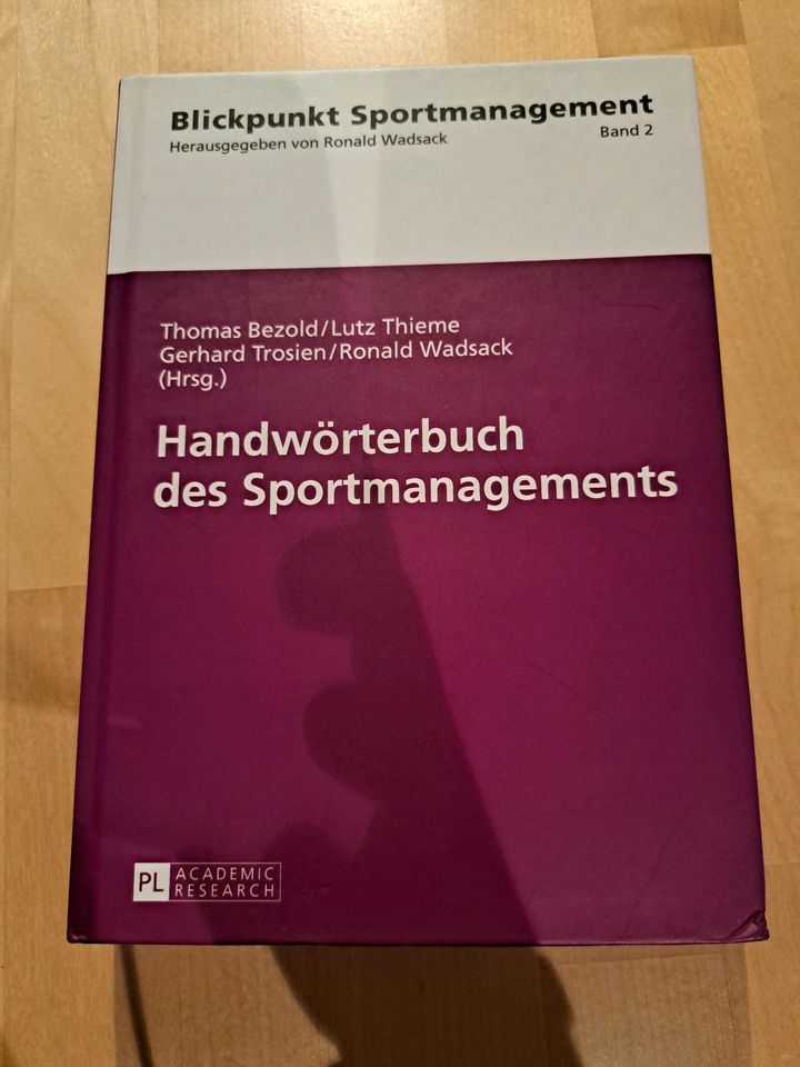 Handwörterbuch des Sportmanagements Bezold, Thieme, Trosien, Wads in Kiefersfelden