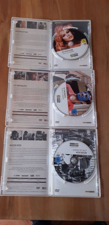 Jean- Luc Godard- Arthaus Close up- 3 DVD Box- sehr gut- Sammler in Bedburg-Hau