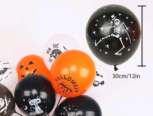 Halloween 24 Deko Luftballons diverse Motive in Bremen
