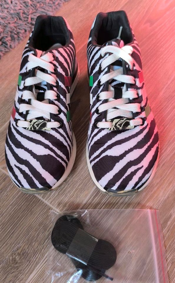 Adidas Zx Flux Zebra Sneakers in Halle