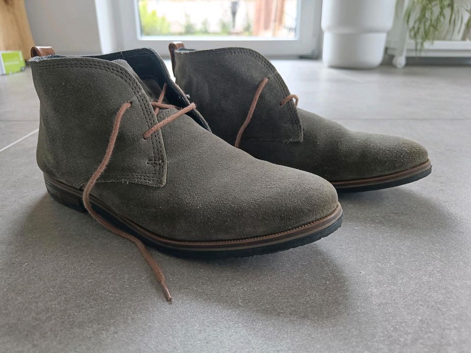 Stiefeletten, Gr. 38, 39, Stiefel, Leder, Wildleder in Thomasburg