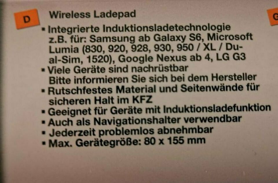 Wireless Ladepad in Renchen