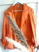 Blazer leicht apricot Leinenblazer S Lachs orange Schleswig-Holstein - Neuengörs Vorschau