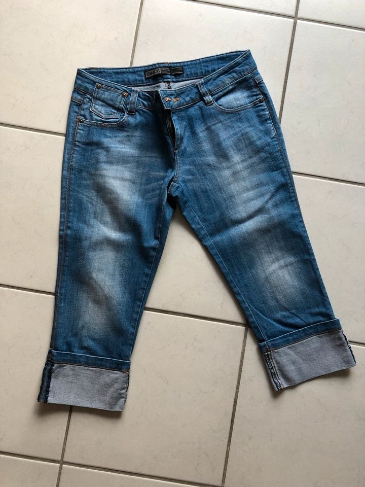Only Damen Capri Jeans in Inden