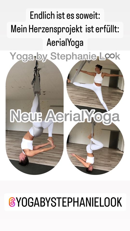 Yoga by Stephanie L♾️k, AerialYoga EinführungsStunde, Aerial Yoga in Amelsbüren