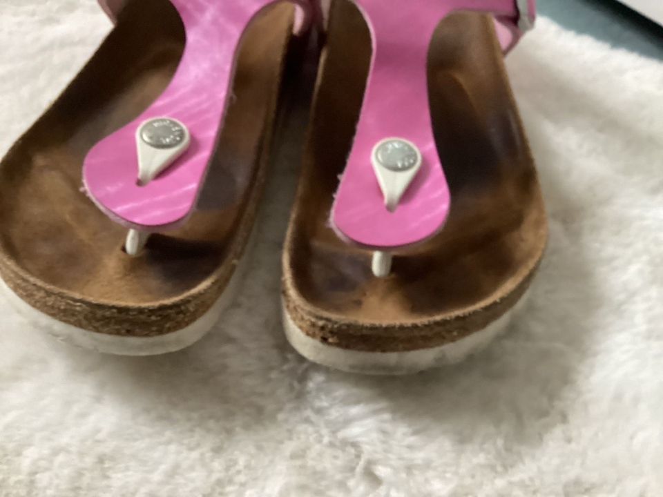 Birkenstock Gizeh pink schmal 37 ❤️ weiße Sohle ❤️ Neupreis 85€ in Waldkirch