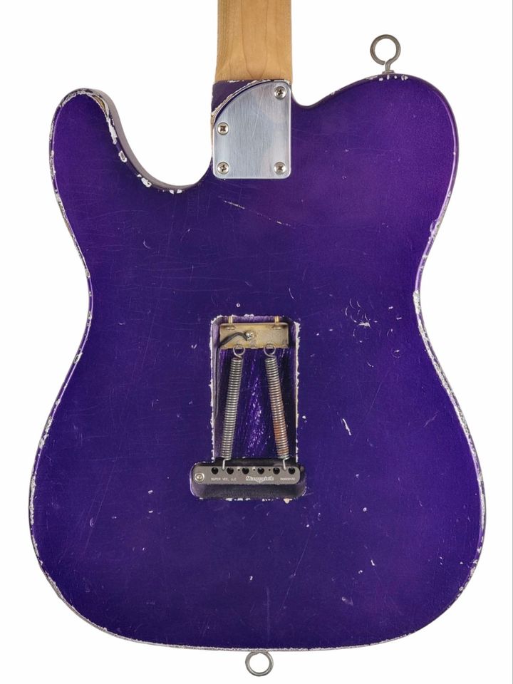 Quenzel Custom Guitars Telecaster Purple over Sunburst Relic in Linsengericht