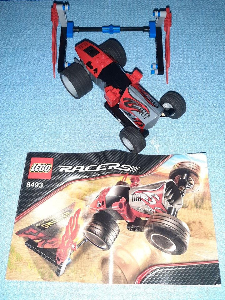 Lego Racers 8493 Red Ace mit Aufziehmotor mit Anleitung ohne Ramp in Windehausen