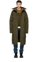 R13 Khaki Long Anorak Puffer Jacket OVERSIZED L unisex Hamburg-Nord - Hamburg Fuhlsbüttel Vorschau