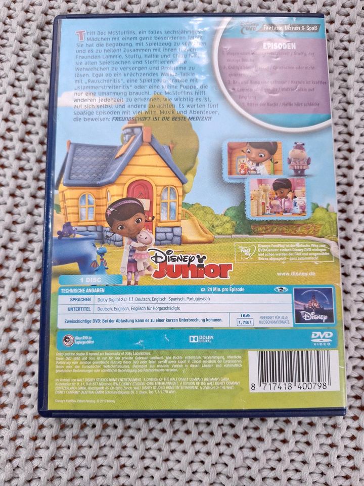 DVD Disney Junior " Doc McStuffins Spielzeug Ärztin " in Schwäbisch Hall