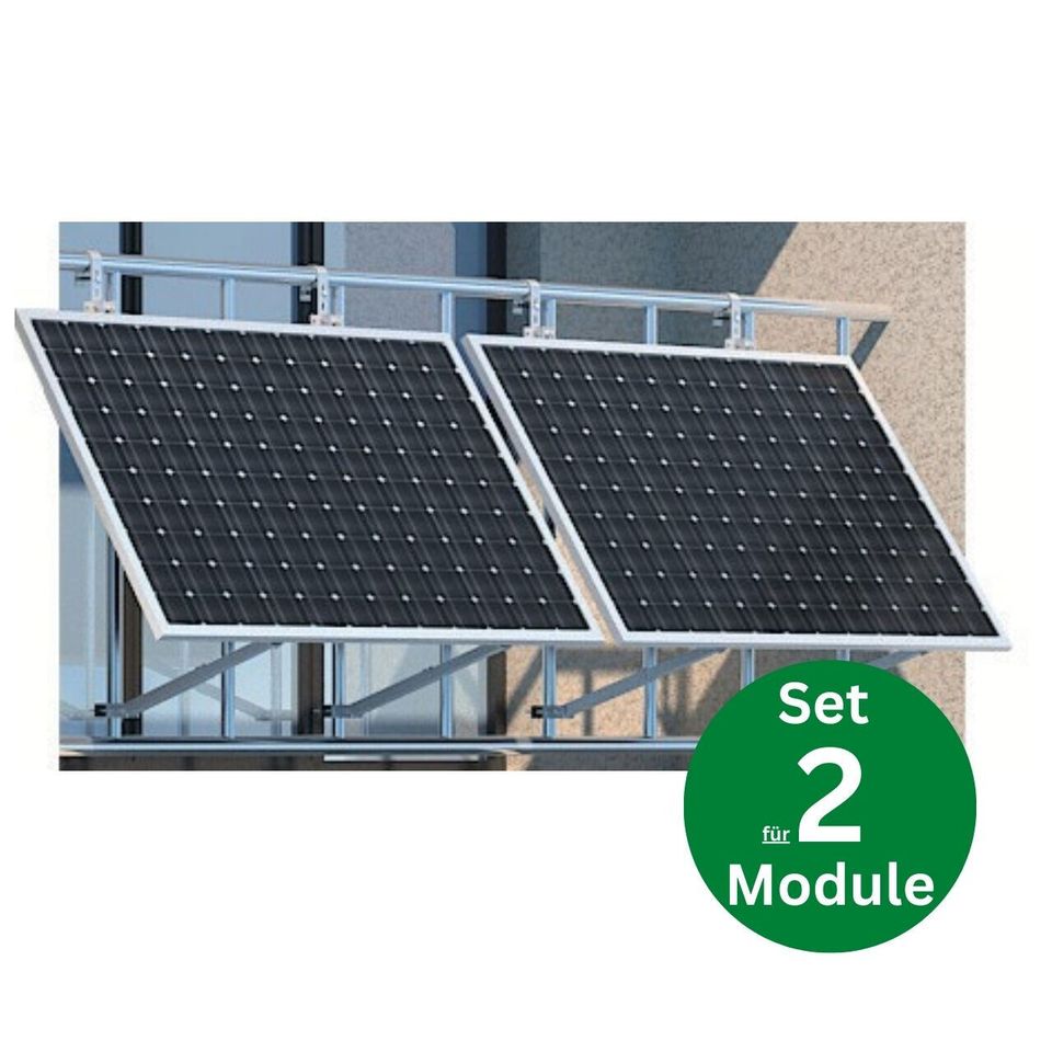 Balkonkraftwek 800w AP System EZ1M Inkl Halterung (Balkon/Flachdach) Fullblack Komplettset in Eisleben