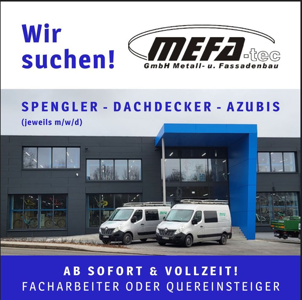 Spengler, Klempner, Dachdecker, Metallbauer (m/w/d)  gesucht in Thurmansbang