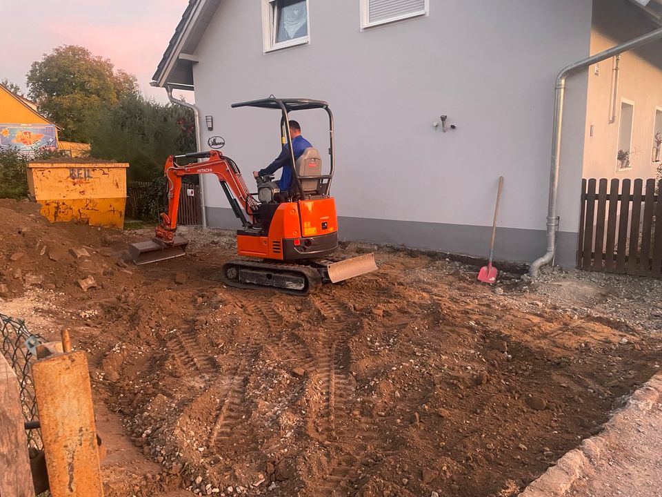 Pflasterarbeiten , Baggerarbeiten, Terrasse bauen in Regensburg