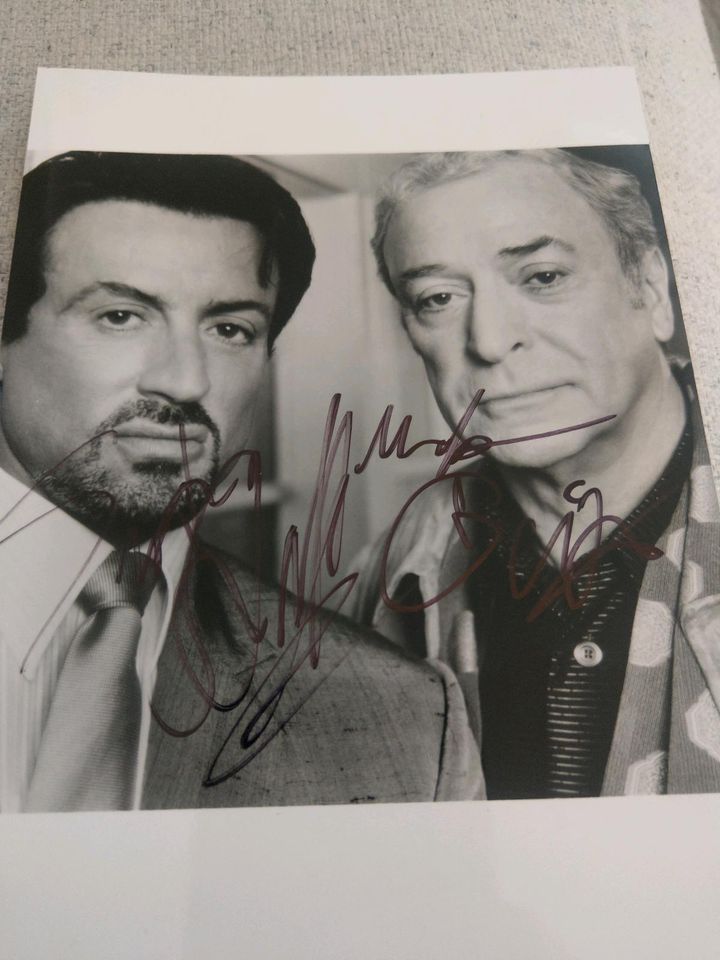 Get Carter Sylvester Stallone / Michael Caine Origina Autogramm in Berlin